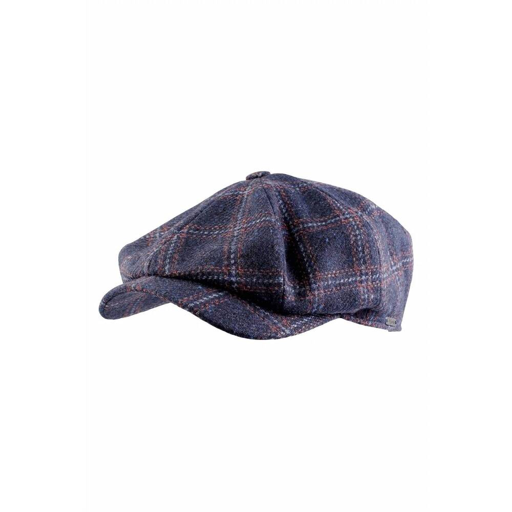 NEW WIGENS men's newsboy retro mélange 'lanificio bottoli' wool check 'archive l